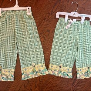 Naartjie Girl's Green Patterned Pants